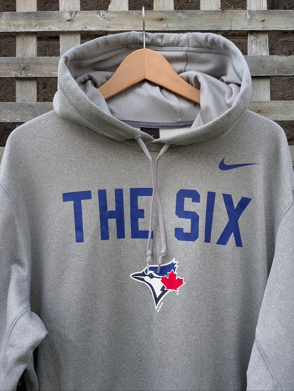 Toronto Blue Jays The Six Nike Hoodie Hooded Sweatshirt Men's XL Therma-Fit MLB